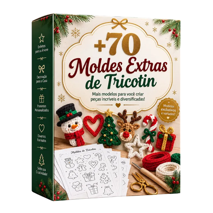 +70 Moldes Extras de Tricotin